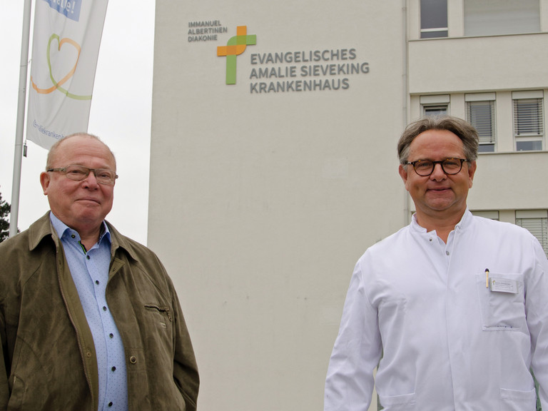 Prof. Dr. Karl-Wilhelm Ecker und Prof. Dr. Christoph Isbert